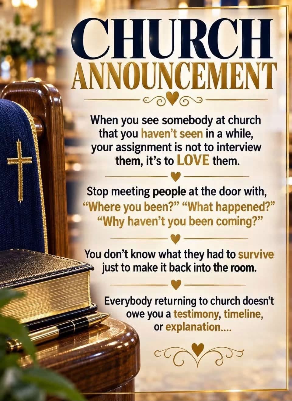 Church Announcement Flyer
