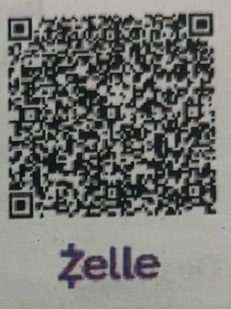 Scan to give via Zelle